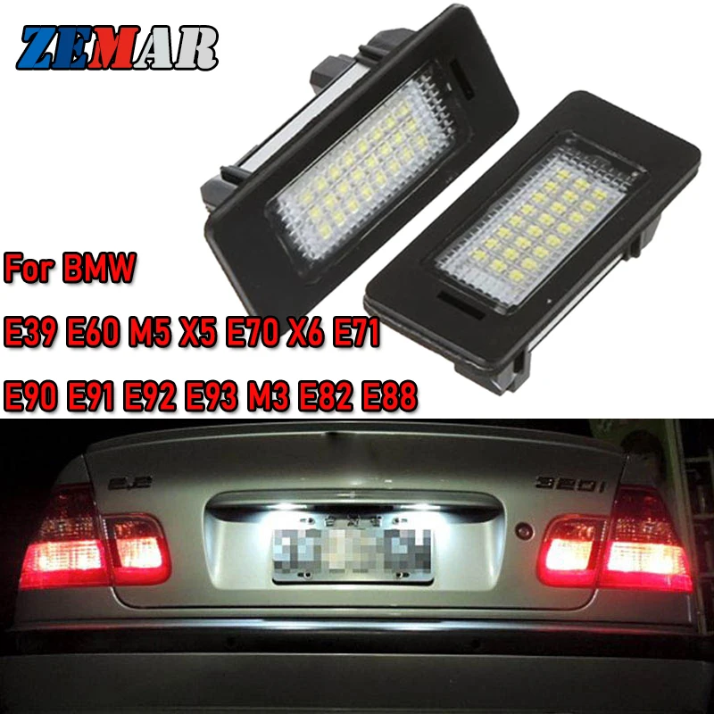 2 шт. Лампы Canbus для BMW E39 E60 M5 X5 E70 X6 E71 E72 E90 E92 E93 M3 E91 E82 E88 M | Автомобили и мотоциклы