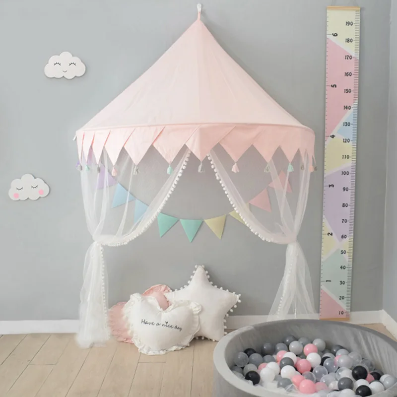 Pink Princess Castle Play House Nordic Kid Play Tent Tipi Enfant Indoor Baby Girls Crib Canopy Net Bed Tent Children Room Decor 1 Pink Princess Castle Play House Nordic Kid Play Tent Tipi Enfant Indoor Baby Girls Crib Canopy Net Bed Tent Children Room Decor 1