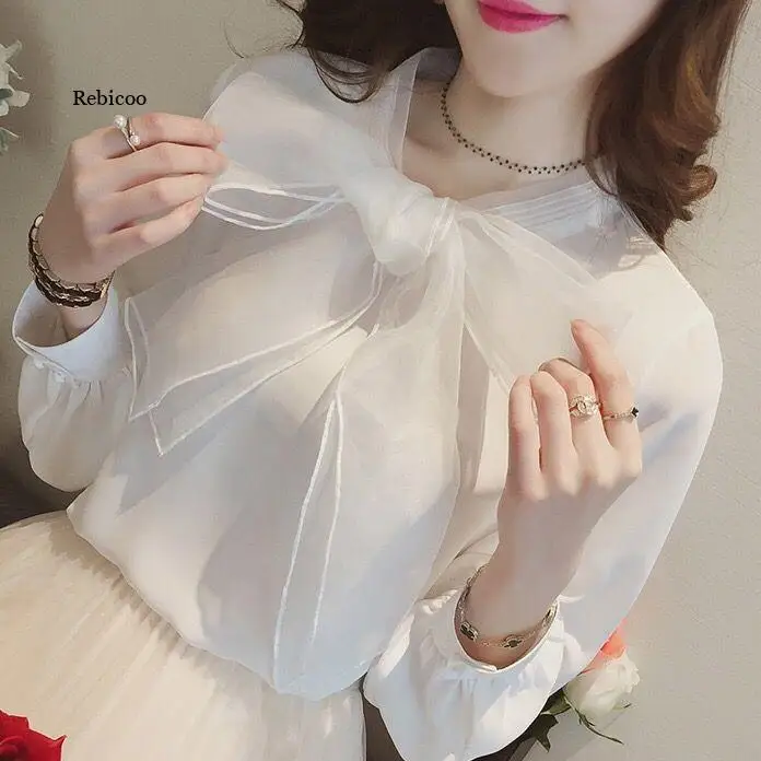 

Spring Long Sleeve Blouse Women Shirts Casual Chiffon Office Ladies Tops Sexy Party Femininas Tops New Fashion Autumn Winter