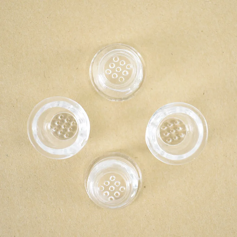 Thick Glass Bowl Replacement Screen Mesh Bowls For Silicone Smoking