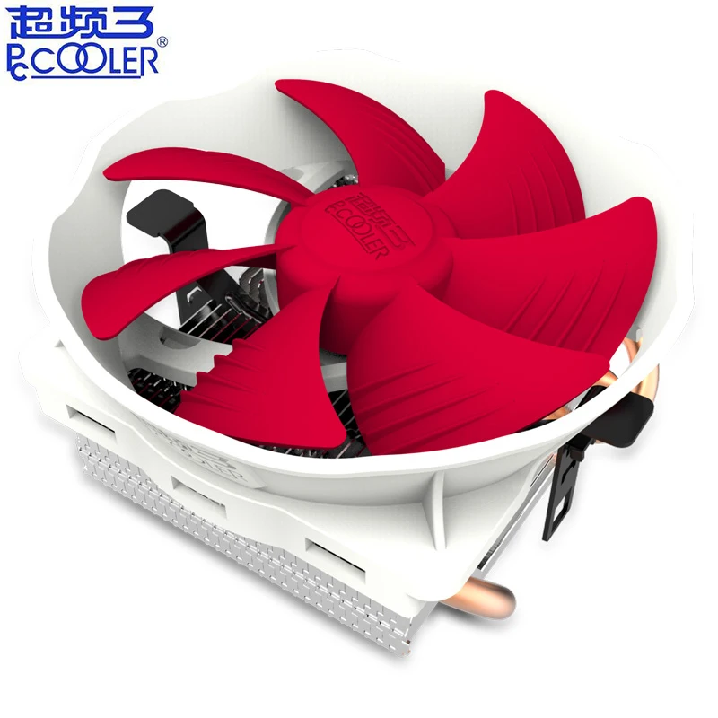 

Pccooler V6 4 Copper Heatpipes CPU Cooler Radiator For AMD Intel 775 1150 1151 1155 1156 120mm 4pin PWM CPU Cooling fan PC quiet