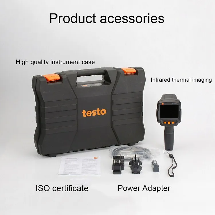 Testo 865 тепловизор термометр Инфракрасный Тепловизор камеры Termometro 3,5 'lcd Видимый светильник