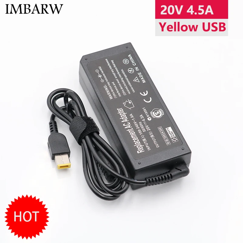 Адаптер переменного тока для Lenovo thinkpad IdeaPad U530 Z50 70 Z510 Z710 G700 20 в 4 5 А USB разъем 90