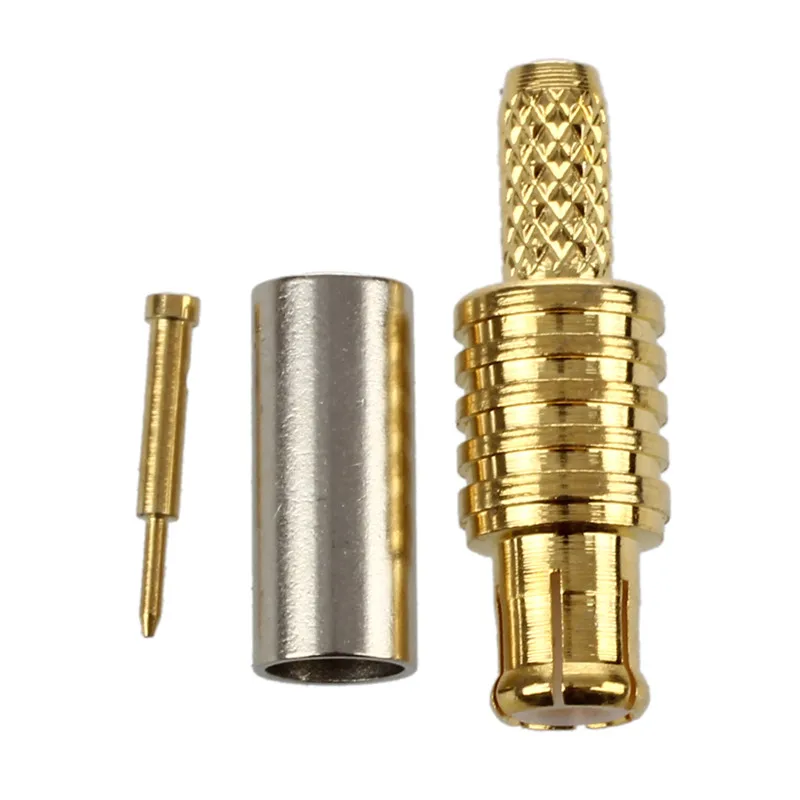 BEST5pcs MCx Штекер прямой RF разъем адаптера для кабеля RG179