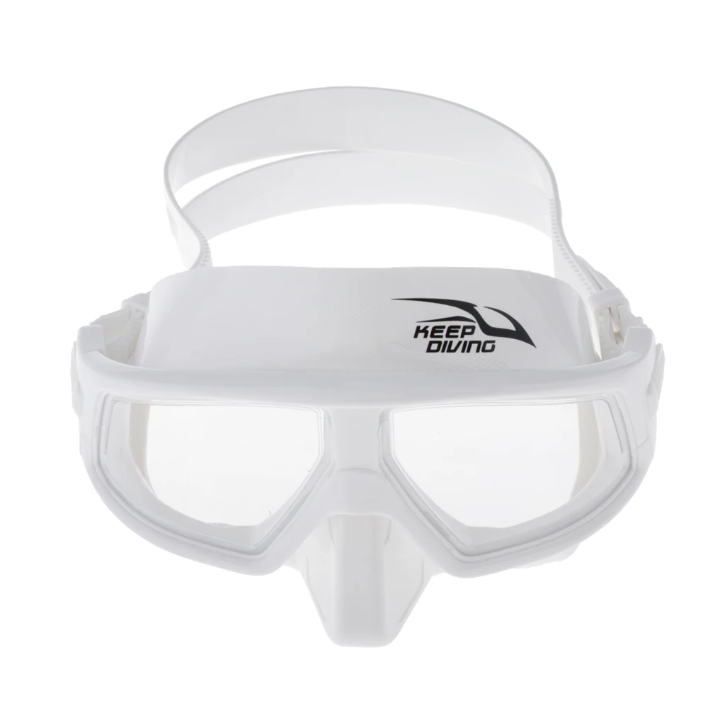 Противотуманные УФ-защитные очки для дайвинга, водонепроницаемые очки - Цвет: White 4cm