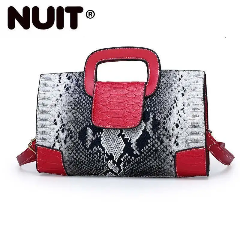 

Luxury Handbags Women Bags Designer 2020 Crossbody Bags For Women Serpentine Leather Shoulder Bag Female Vintage Hand Bag Sac