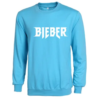 

2017 AliExpress EBay Amazon Lettered Bieber Printed Hoodie European And American-Style Autumn New Men's WOMEN'S Top