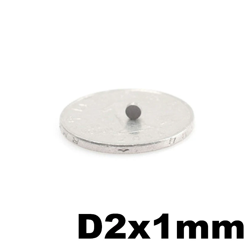 

SmCo Magnet Discs Dia. 2x1mm 2x1.5mm Grade YXG28H 350 Degree Celsius High Temperature Permanent Magnets 200pcs