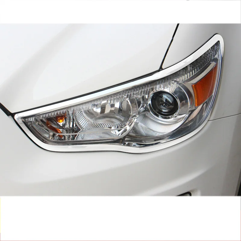 Lsrtw2017 накладка на переднюю заднюю фару для Mitsubishi Outlander Sport Asx RVR 2011-, аксессуары для интерьера, молдинги