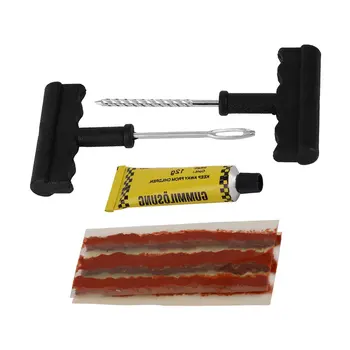 

Useful! Delicate Car Tubeless Tyre Puncture Plug Repair Tools Kits Car-Styling Auto Accessories Motorcycle Bicycle Rubber Cement