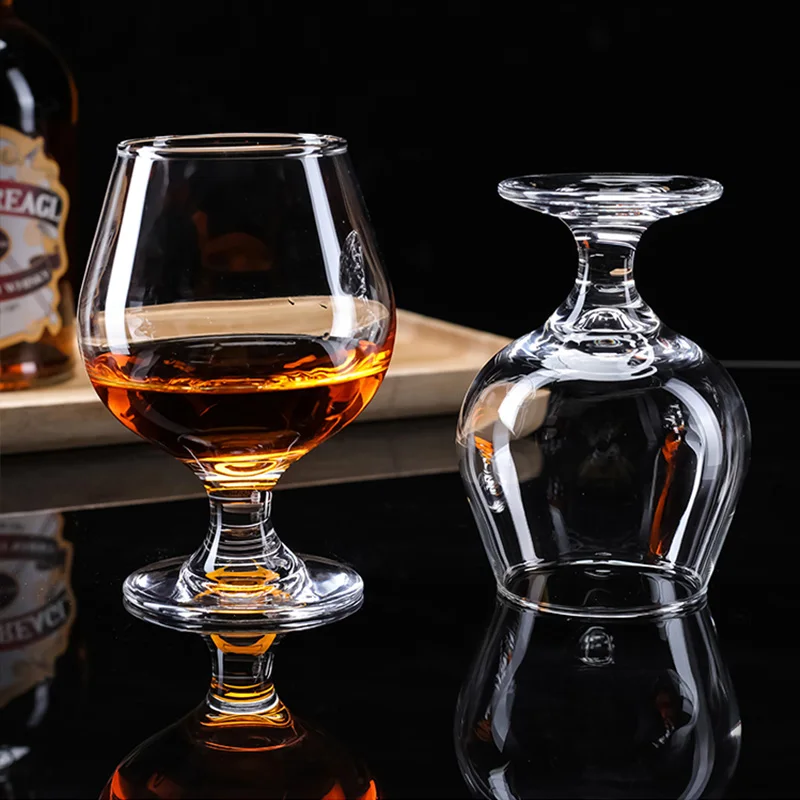 2Pcs European Wine Glass XO Whiskey Red Wine Cocktail Brandy Beer Vodka Margaret Goblet Big Belly Cup Cognac Glass Bar Drinkware