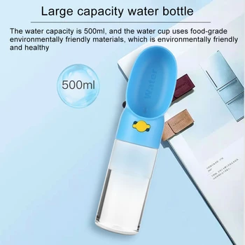 

Pet Travel Feeder Cup Water Bottle Portable Pet Bottle Feeders Dog Food Water Cup Dual Purpose Feeder Supplies