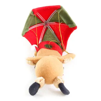 

3pcs/set Christmas Tree Decorations Parachute Santa Claus Snowman Doll Ornaments New 2020