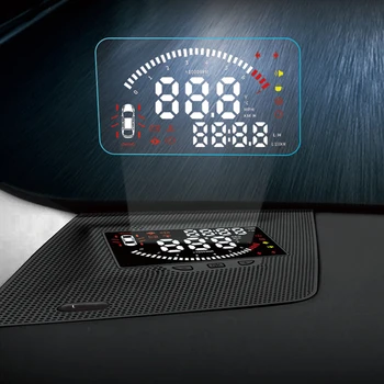 

HUD Car Head Up Display Windshield Screen Projector Security Alarm Overspeed RPM Voltage Warning For Lexus ES XV60 2012-2017