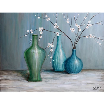 

7Pink Wintersweet Styling Oil Painting DIY Digital Hand Painted By Number Kid Gift For Home Living Room Hall Way Wall Art Decor