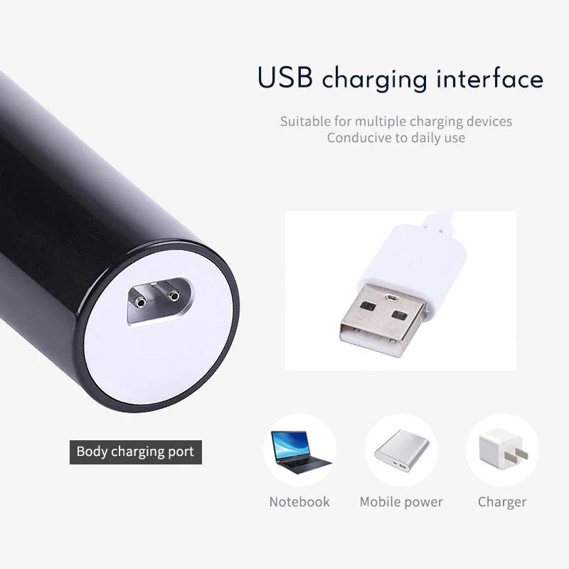 Usb зарядка триммер для волос Регулируемый Керамический Клинок Электрический клипер низкий уровень шума дизайн резак бытовая машинка для стрижки волос 45