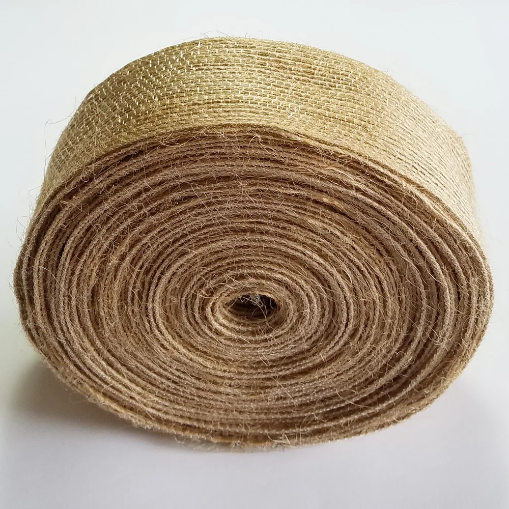 Natural Jute webbing wide 38mm for decoration accessory handmade DIY