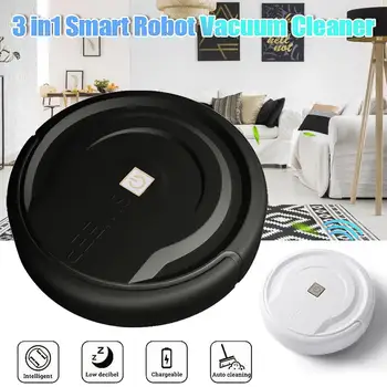 

3in1 Smart Robot Vacuum Cleaner Navigated Multifunctional Mopping Sweeping Automatic Sweeper Sensor Edge Home Room Clean Machine