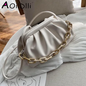 

Candy Color PU Leather Shoulder Messenger Bags For Women 2020 Small Crossbody Bag Travel Chain Handbags and Purses