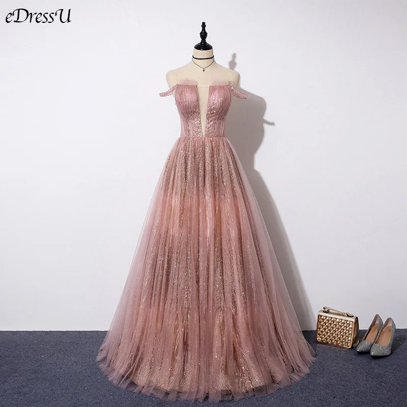 Розовый Высокое качество, вечернее платье принцессы, розовое, Vestido de Fiesta, элегантное, длинное платье, Robe de Soiree, официальное, длинное, выпускное платье, OY-925V - Цвет: Розовый