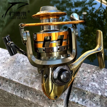 

Strong Spinning Fishing Reel Metal Spool Metal Body Metal Arm Fish Coil 5.2:1