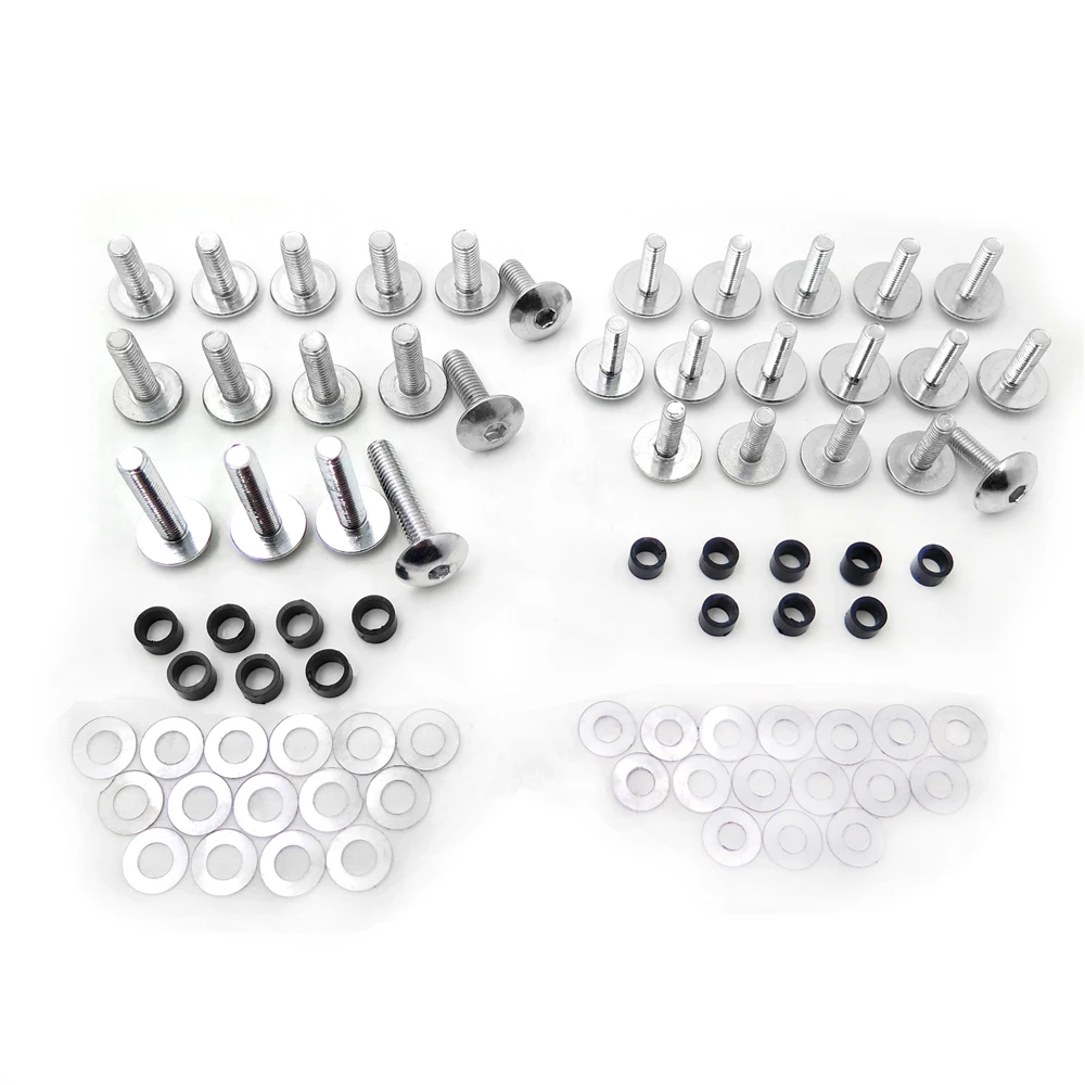 Aftermarket Free Shipping Motorcycle Parts Silver Round Steel Fairing Bolts Kit For SUZUKI 00-03 GSXR750 01-02 GSXR1000 |