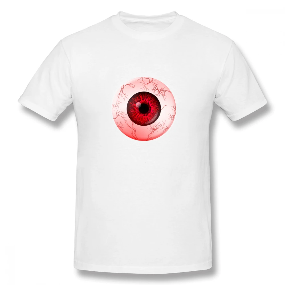 

100% cotton Eye print casual mens o-neck t shirts fashion Men's Basic Short Sleeve T-Shirt