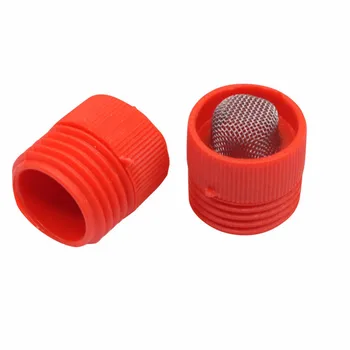 

30 pcs Nipple Drinker Pig Tap Fitting Filter Cap 15mm thread Stainless steel filter Stainless steel nipple drinker filter
