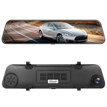 

4G Android 8.1 Car DVR Camera GPS Navigation Dual Lens Rearview Mirror Dashcam Supported Memory Card Read Speed 10