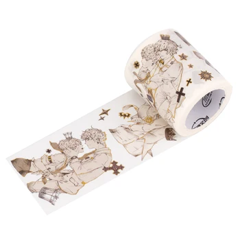 

tape adhesive special oil gilding handsome boy love figure floating life washi material