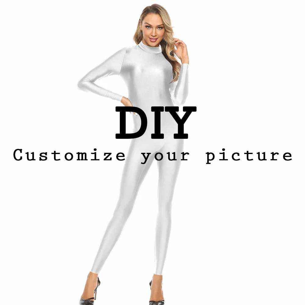 Nadanbao Diy Customize Jumpsuits 3d Digital Printing Women's Bodysuits