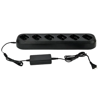 

Six/6-Way Universal Rapid Multi Charger For Pofung Baofeng Uv-5R Uv-5Ra 5Rc Th-F8 Rt-5R Radio Us Plug