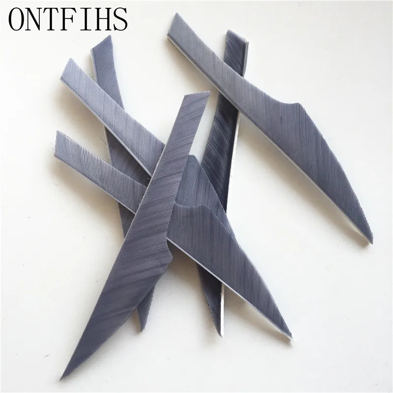 Penas para Flechas de Caça Tiro com Arco Real do Rei Ontfihs Polegadas Arrow Fletching Pena Peru Pluma Acessórios 100 Pcs 4 5 Cheap Arco e flecha