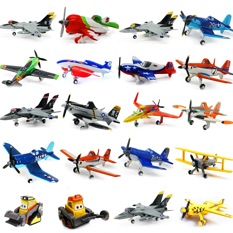 Original Disney Pixar Planes Dusty Crophopper El Chupacabra Skipper Ripslinger Metal Diecast Model Plane Toy for Children | Игрушки и