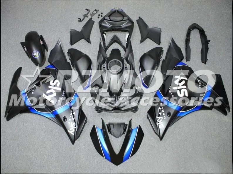 4 подарки ABS литьевая форма мотоцикл Обтекатели подходит для YAMAHA R3 R25- 15-19 обтекатель кузова Набор матовый черный Прохладный