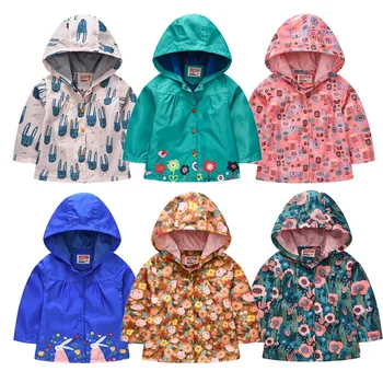 

Toddler Boy Jackets Cute Cartoon Pattern Spring 2020 Children With Hoodies Jacket Girl Outerwear Coats Active Boy Windbreaker