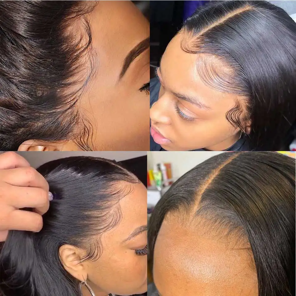 180% 200% бразильские объемные волнистые парики HD прозрачные невидимые незаметные парики из натуральных волос на кружеве для черных женщин