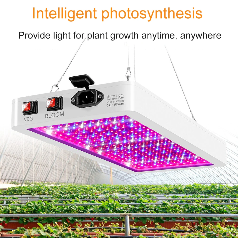 

LED Plant Grow Light 2000W Waterproof Phytolamp Chip Phyto Growth Lamp 265V Full Spectrum Plant Lighting for Indoor Plant