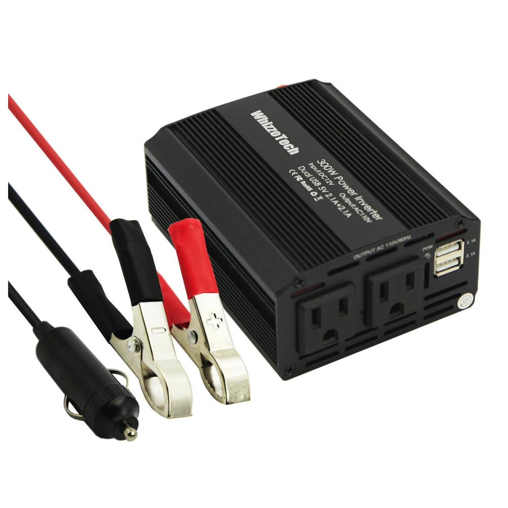 4.2A Прочный термостойкий цифровой двойной USB контроль температуры источник питания умная Защита от перенапряжения автомобильный инвертор алюминиевый сплав