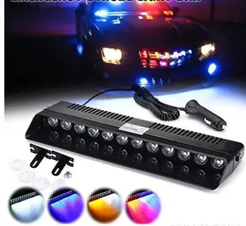 

Car LED Emergency Strobe Flash Warning Light DC 12V 12 LED 10W Flashing Lights Auto Accessories