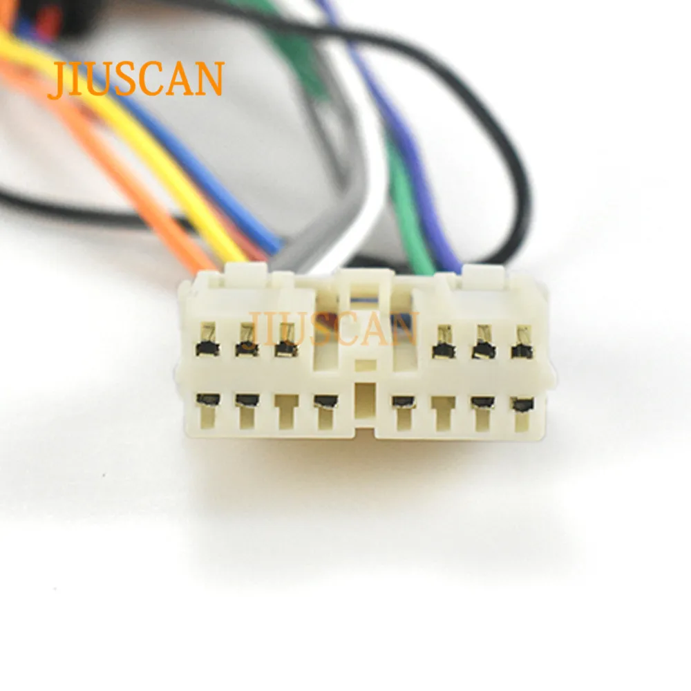 JIUSCAN 12-117 ISO радио адаптер для MITSUBISHI(выберите модели) жгут проводов разъем свинцовый ткацкий станок кабель штекер Адаптер стерео