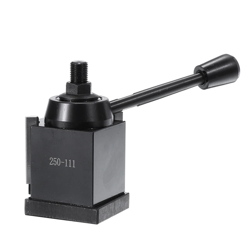 AXA Size DMC-250-111 Wedge Type Tool Post 12 Inch Lathe Swing CNC Quick Change Lathe Tool Post Holder