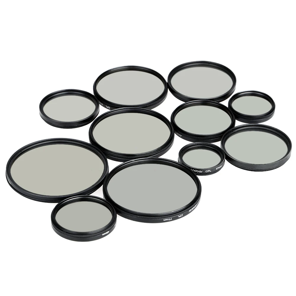 Andoer 49mm Digital Slim CPL Circular Polarizer Polarizing Glass Filter for Canon Nikon Sony DSLR Camera Lens