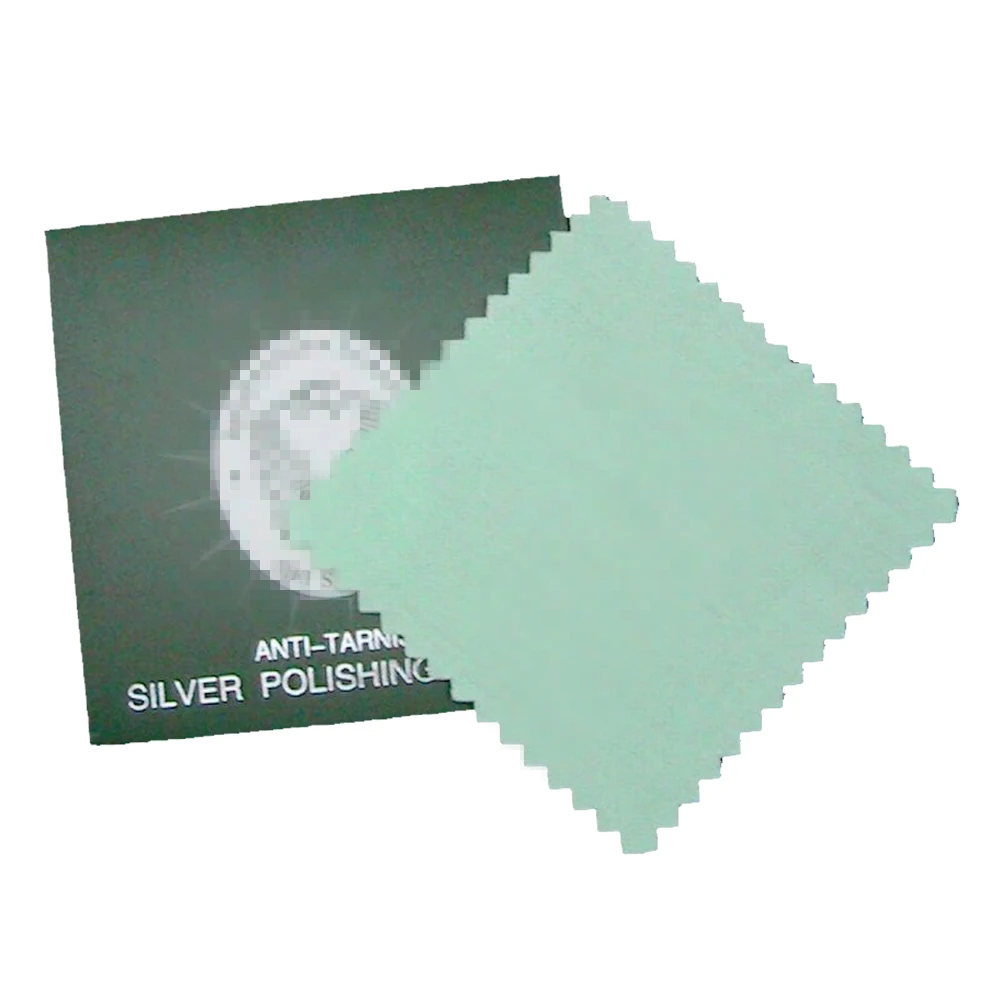 

Silver Polishing Square Shape Practical Durable Ornament Pollution Resistance Gold Anti Tarnish Portable Cleaning Cloth Rub Home