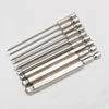 9Pcs S2 Steel Magnetic Hexagon 100Mm Length Ball Head Hex Driver Bit Set Manual Tool H1.5H2 H2.5 H3 H4 H5 H6 H8 H10 ► Photo 2/6