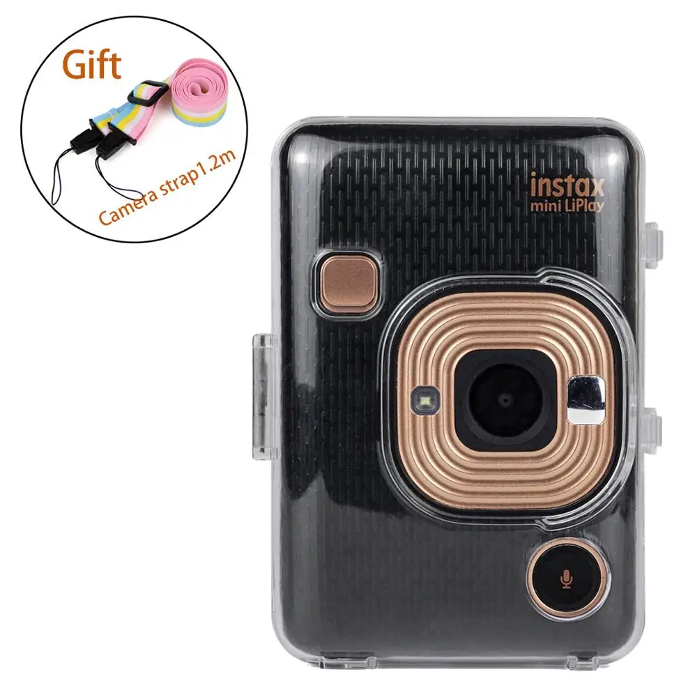 Прозрачный защитный чехол сумка для камеры Fuji Fujifilm Instax Camera Mini Liplay Instant