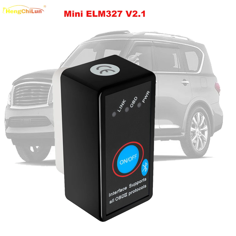 Диагностический сканер ELM327 V2.1 OBD 2 кнопка переключения Bluetooth для Hyundai Sonata ultravi Android