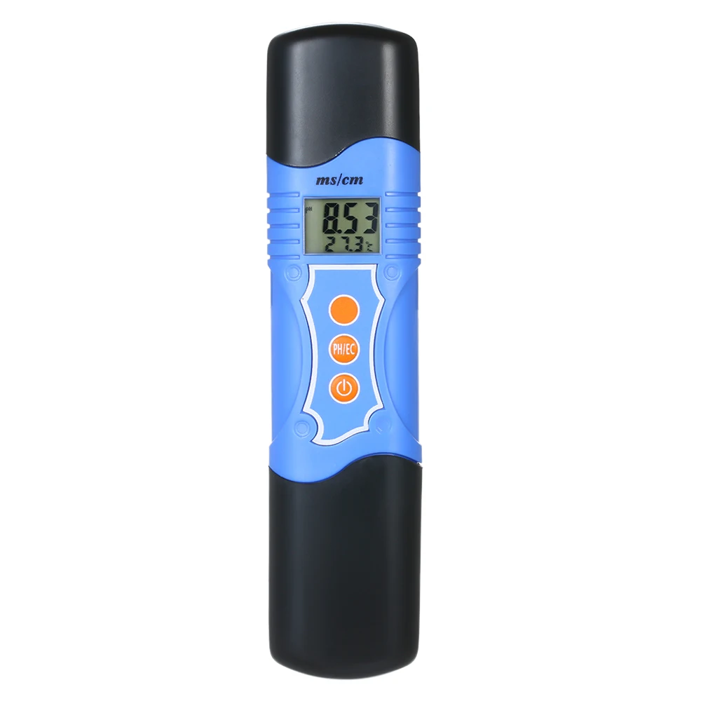 

Waterproof pH/EC/ 3 in 1 Water Quality Tester pH/EC Meter Water Quality Analysis With Temperature Compensation ATC Function