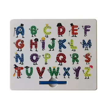 

Magnetic Drawing Board Magnet Letter Board Puzzle Magnetic Board Magnetic Steel Ball Letter Board Early Education Tool