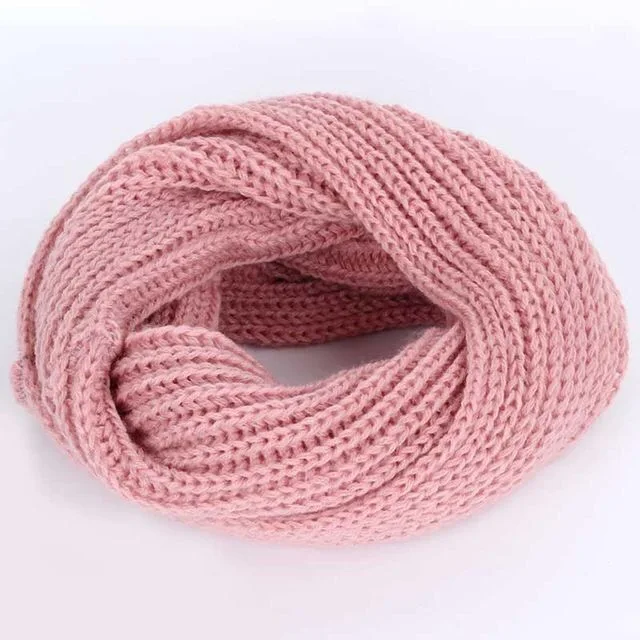 BT-427 pink Теплый для шеи осенью и зимой, мужской и женский ученик может сочетать все виды вязаных пуловеров и универсальных шарфов - Цвет: BT-427 pink